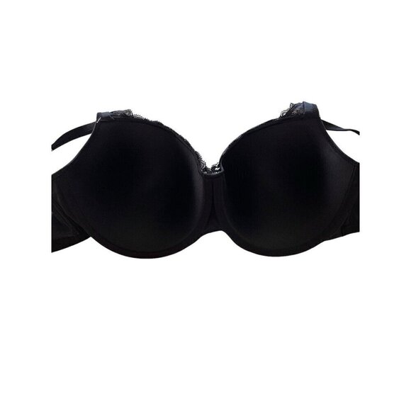 Bali Smoothing TS Tru Support Black Lace Underwire Bra Size 44C NWT - Picture 3 of 6